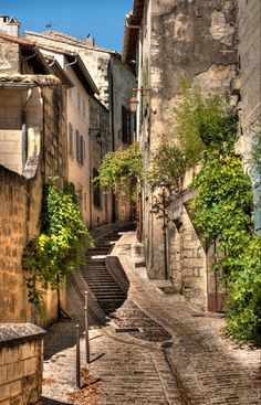 Una calle de Uzes.