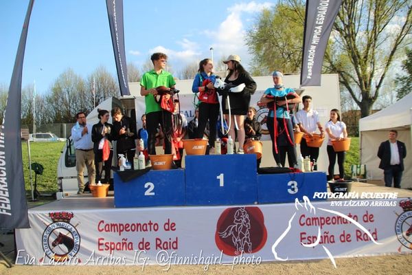 Podium del Campeonato de España Junior 2022 (foto de Eva Lázaro).