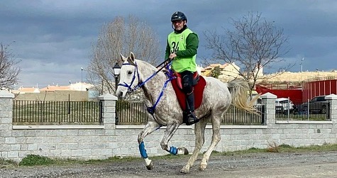 Mario Suárez Ortiz, ganador del CETO* y su caballo con la Mejor Condición. (foto de su archivo).