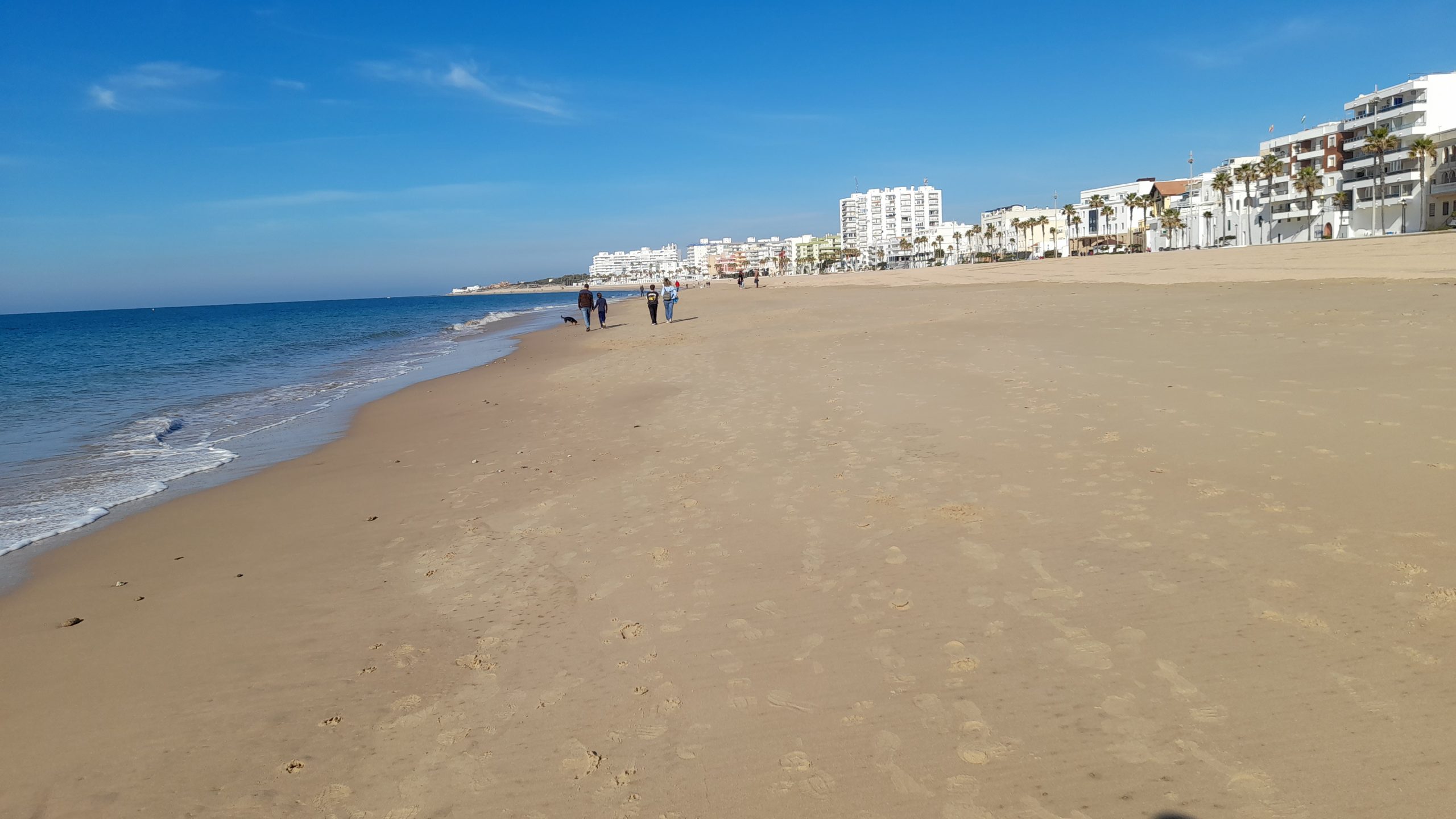 Playa de las Costilla en Rota (Cádiz).