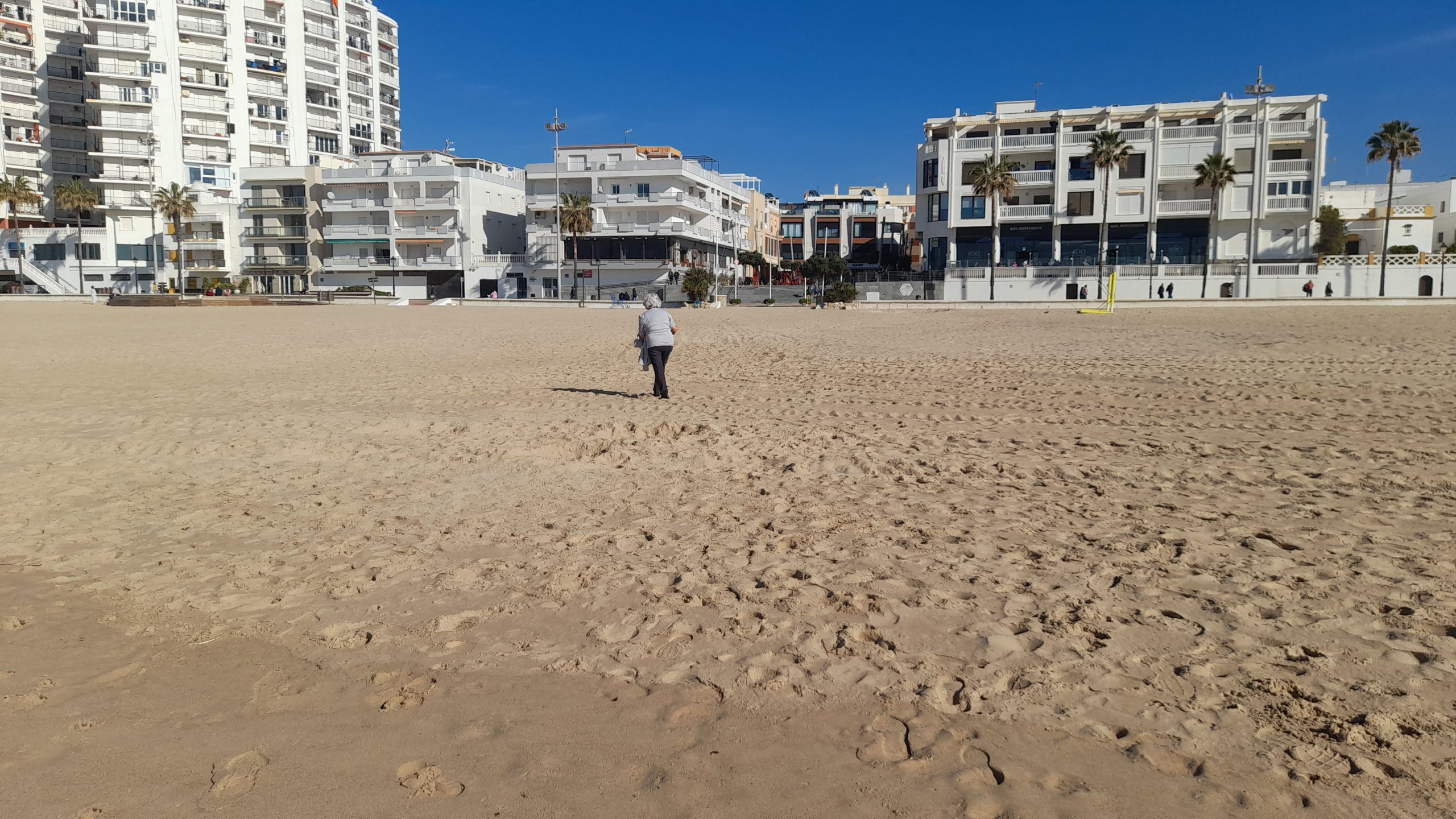 Playa de la Costilla en Rota (Cádiz).
