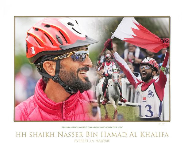 FEI ENDURANCE WORLD CHAMPIONSHIP MONPAZIER 2024 Hh. Shaikh Nasser Bin Hamad Al Khalifa EVEREST LA MAJORIE