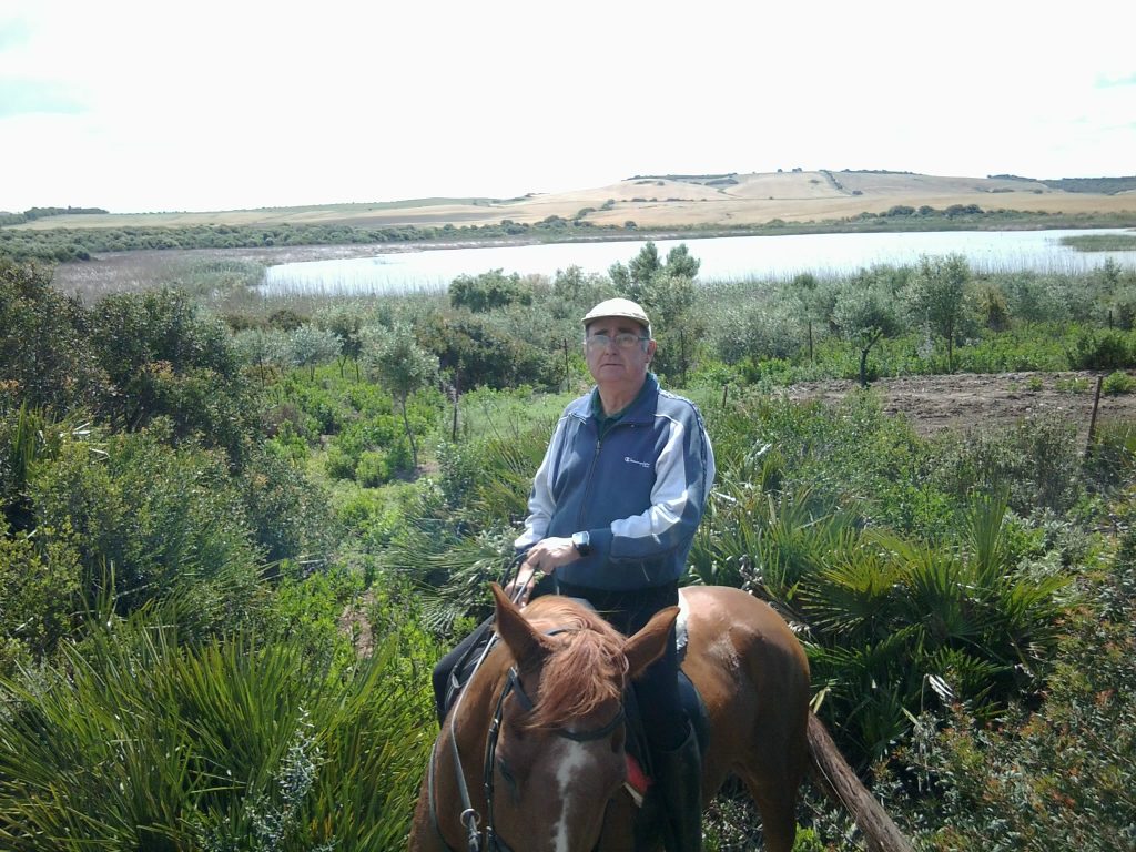 José María por las Cañadas de Puerto Real.