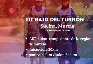 III Raid Hípico del Turrón en Sucina (Murcia).