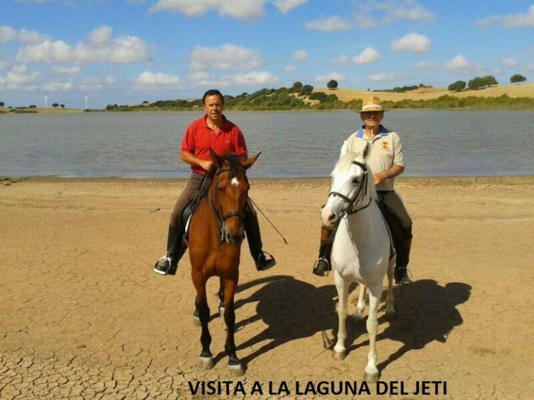 Benito y Yo en la laguna del Jeli. (José María el fotógrafo).