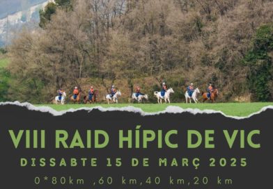 Inscritos en el VIII Raid Hípico de Vic (Barcelona).