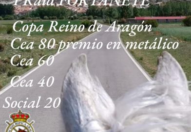 Inscritos en el I Raid Hípico de Fortanete en Fortanete (Teruel). 
