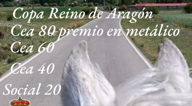 Inscritos en el I Raid Hípico de Fortanete en Fortanete (Teruel). 