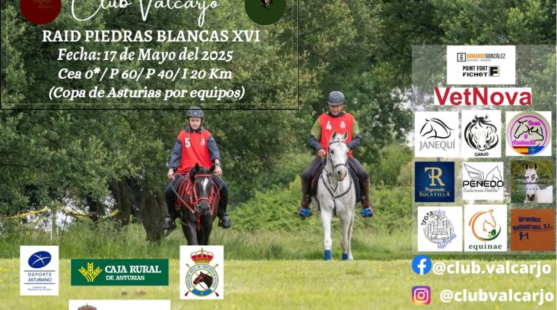 Inscritos en el XVI Raid Hípico Piedras Blancas en Castrillón (Asturias).