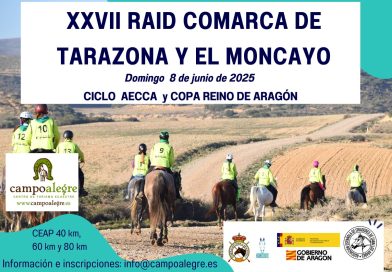 XXVII Raid Hípico Comarca de Tarazona y el Moncayo en Novallas (Zaragoza).