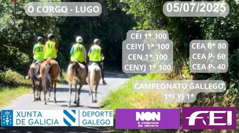III Raid Hípico Concello Do Corgo en Monte O Corgo (Lugo).