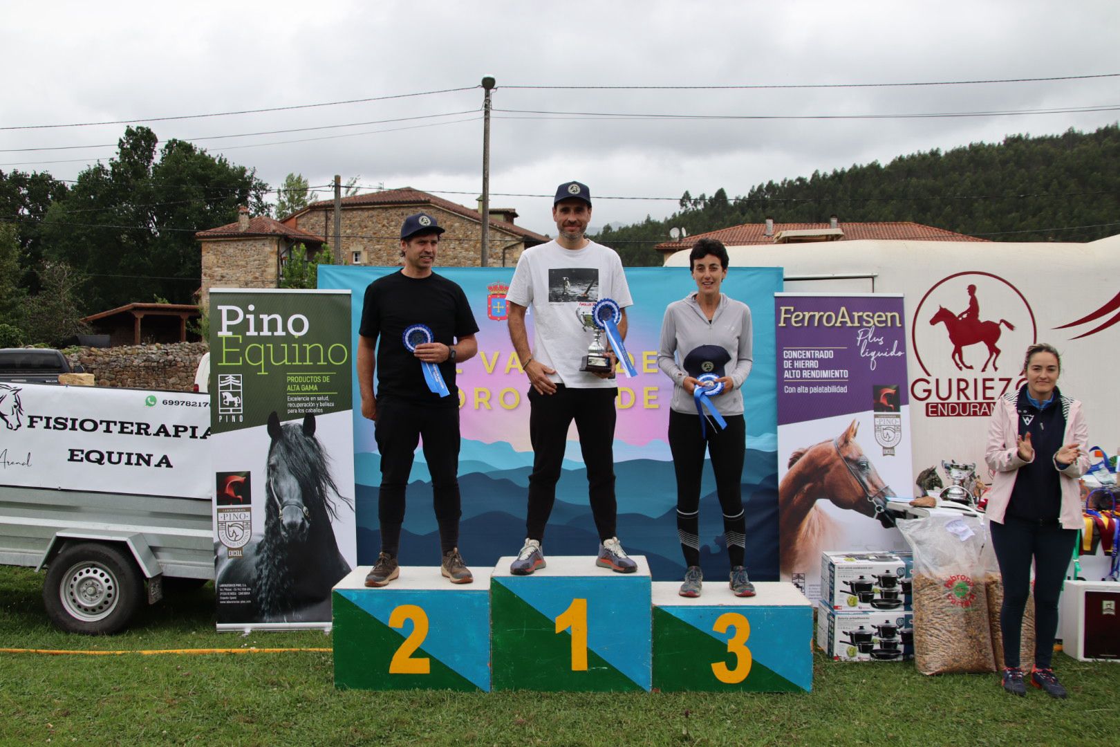 Podio de AECCA del CEA-Promoción de 40 Km.