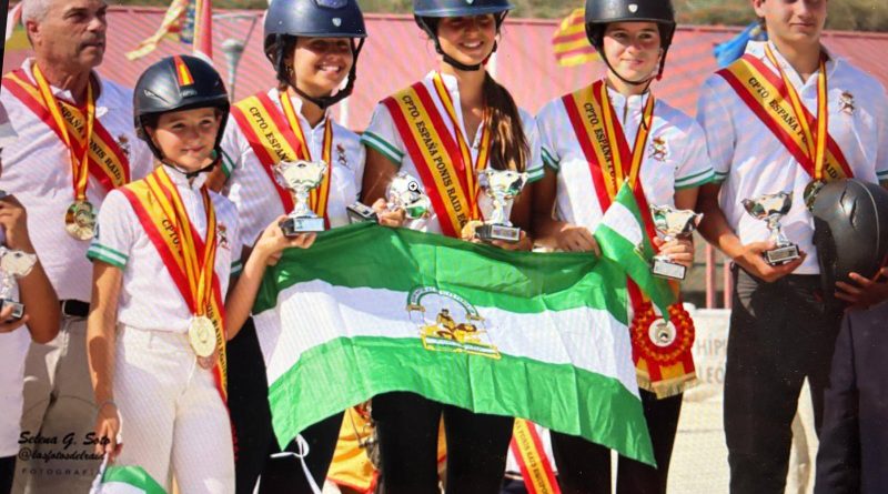 Medallero de los Campeonato de España de Ponis 2025 Andaluces.