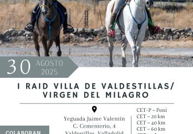 I Raid Hípico de Valdestillas-Virgen del  Milagro en Valdestillas (Valladolid).