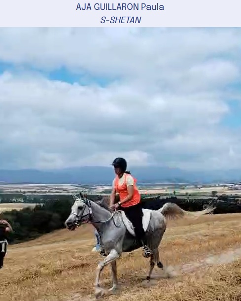 Paula Aja Guillaron , ganadora del CEI* de 100 Km. (foto de EOL).