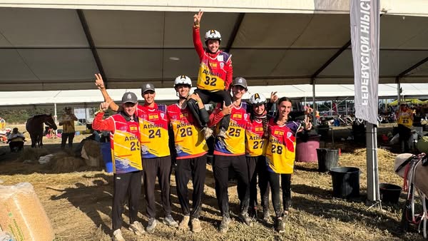 Equipo Español Medalla de Plata. (foto de la RFHE).