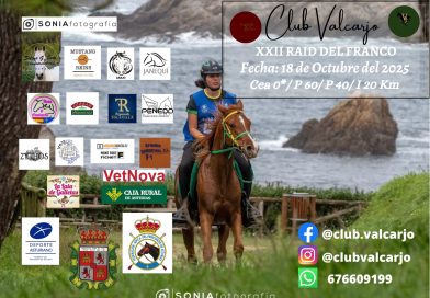 Inscritos en el XXII Raid Hípico Del Franco en La Caridad, (Asturias).