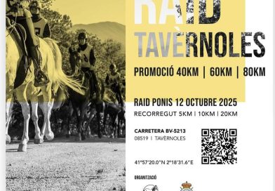 Inscritos en el IV Raid Hípico de Tavernoles (Barcelona).