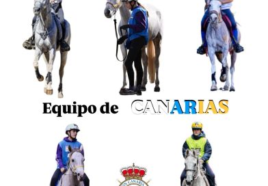 Equipos para el Interautonomias y Ctº de España Alevín e Infantil de la Federación Canaria de Hípica.