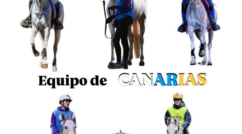 Equipos para el Interautonomias y Ctº de España Alevín e Infantil de la Federación Canaria de Hípica.