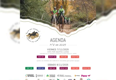 Inscritos en el XXIV Raid Hípico de Ademuz, (Valencia). Absoluto y Junior 2025 de la C.V.