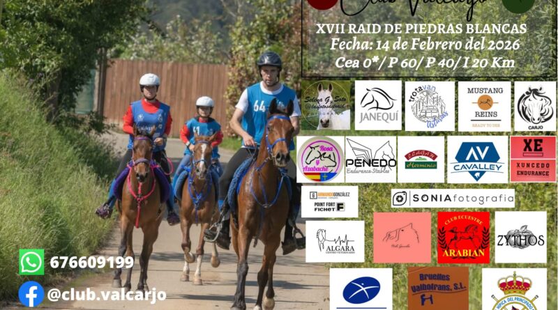 XVII Raid Hípico de Piedras Blancas en Castrillón (Asturias).