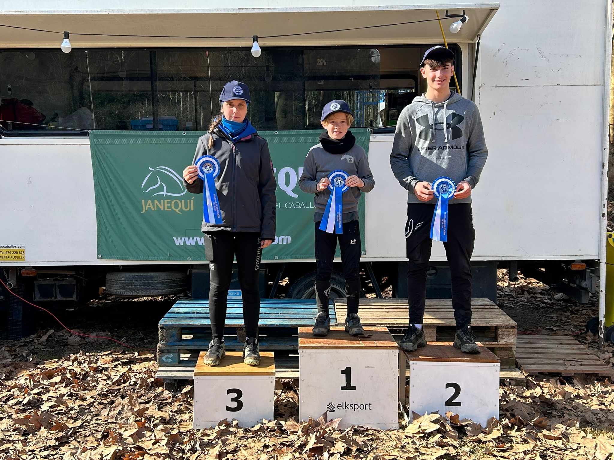 Pódium categoría 40 km