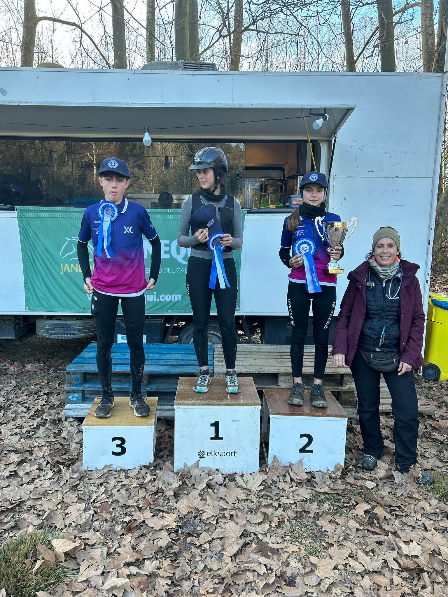 Pódium categoría 80 km