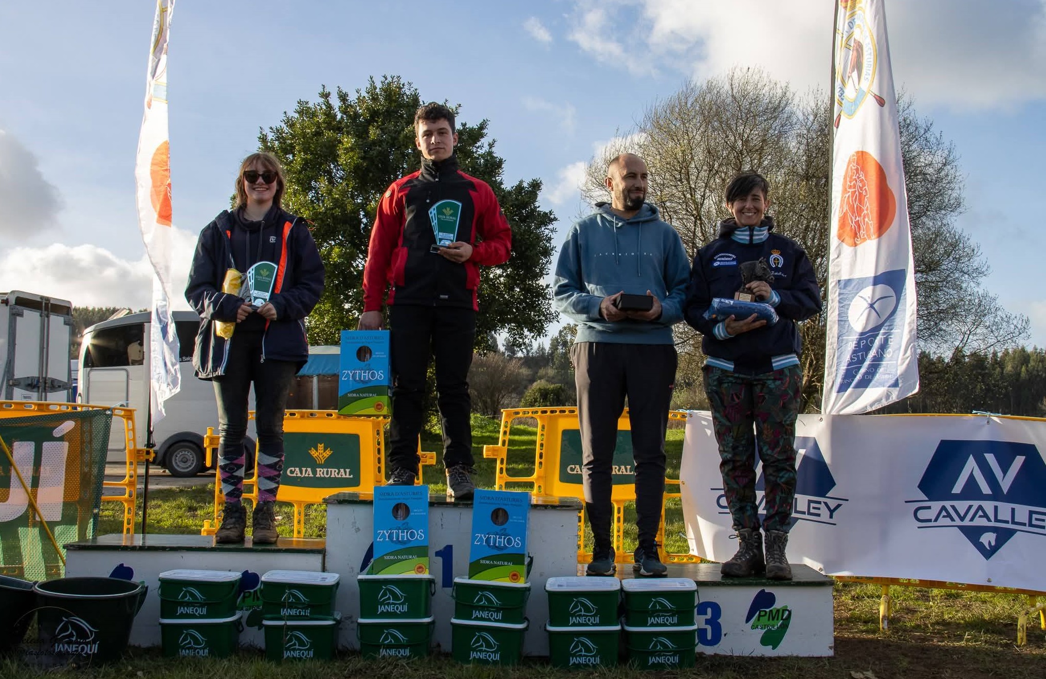 Podio del CEA-Promocion de 40 Km.