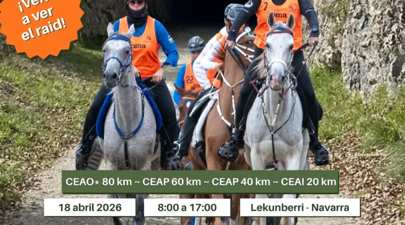 I Raid Hípico Plazaola en Lekunberri (Navarra).