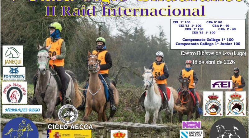 V Raid Hípico  Siglo Endurance en Castro de Rei (Lugo).