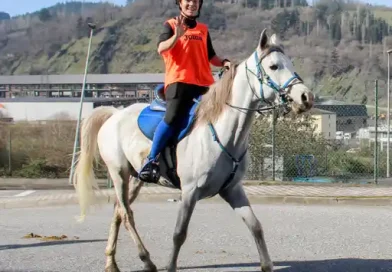 Fotos de  Nahia Lezea del Raid Hípico del Ayuntamiento de Olaberria, (Guipúzcoa).