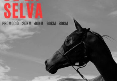 Inscritos en el XI Raid Hípico Territorial de la Selva en Santa Coloma de Farners (Girona).