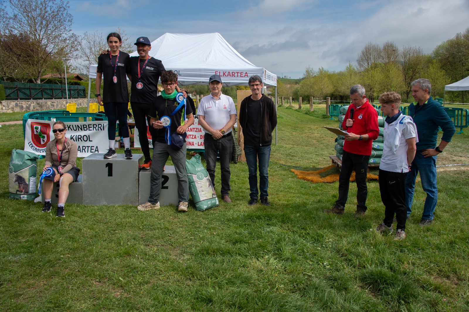Podium del CEA-Promoción de 40 Km.