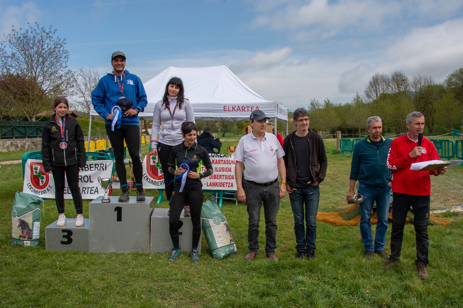 Podium del CEA-Promoción del 60 Km.