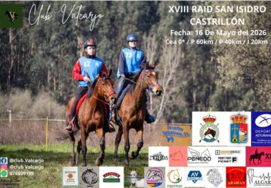  Inscritos en el XVIII Raid Hípico de San Isidro Castrillón en Piedras Blancas (Asturias).