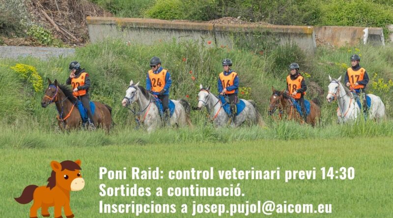 Inscritos en el Raid Hípico  Olost en Barcelona.