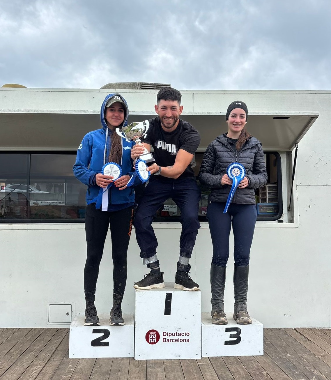 Podium de AECCA del CET-P de 80 Km. 