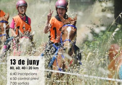 Inscritos en el III Raid Hípico de Perafita (Barcelona).