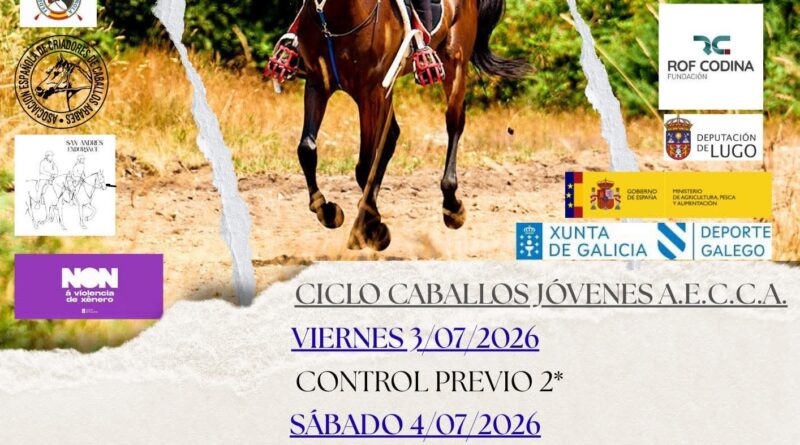 Inscritos en el V Raid Hípico Concello Do Corgo, «COPA S.M. EL REY 2026» (Lugo).