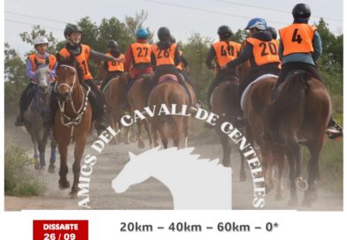 Inscritos en el 6º Raid Hípico de Centelles (Barcelona).