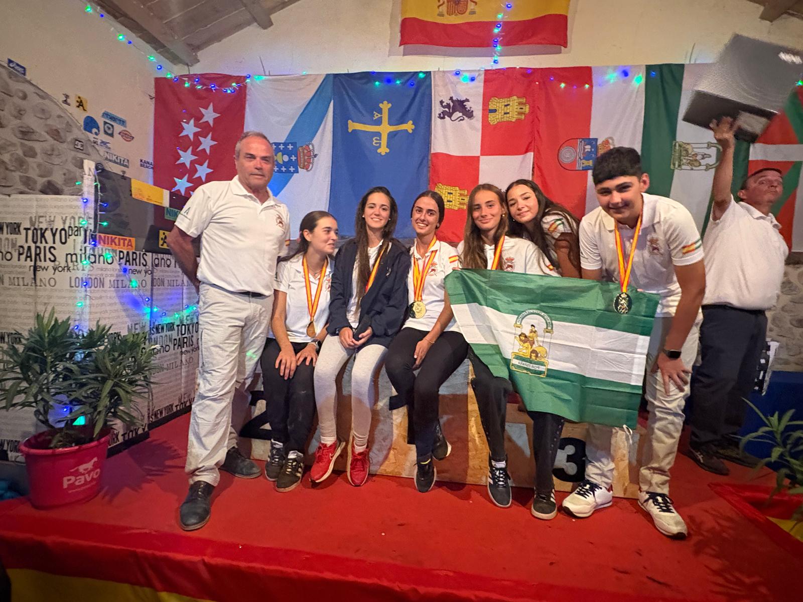 Andalucia Medalla de Oro individual y por Equipos,